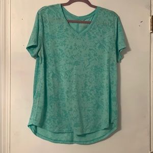 Aqua tek gear dry tech high low work out top xl